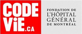 Logo CODE VIE : Fondation de l'Hôpital général de Montréal