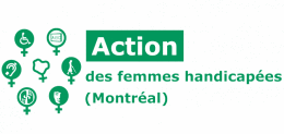 Logo Action des femmes handicapées (Montréal) AFHM