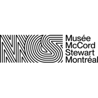 Black and white logo with museum name and stylized MC made up of multiple lines in the bottom half.